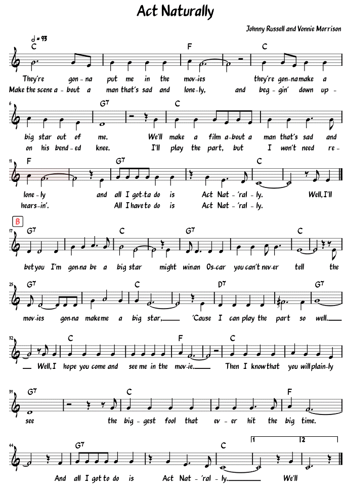 Sheet Music
